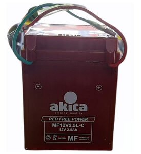 BATERIA AX 100 /RX 115  AKITA 6 VOLTIOS