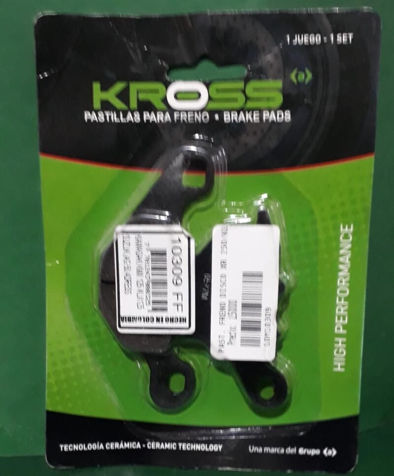 PASTILLA FRENO DISCO XR 250 / KLX