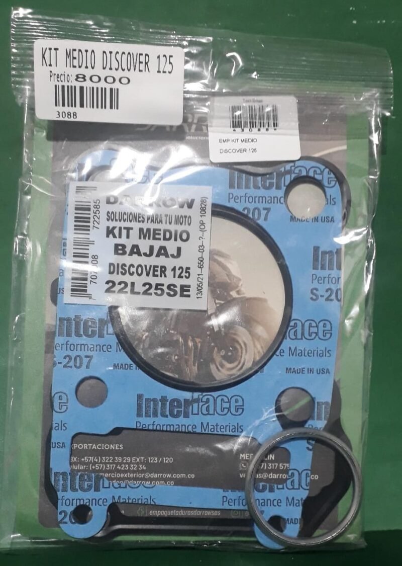 KIT MEDIO DISCOVER 125