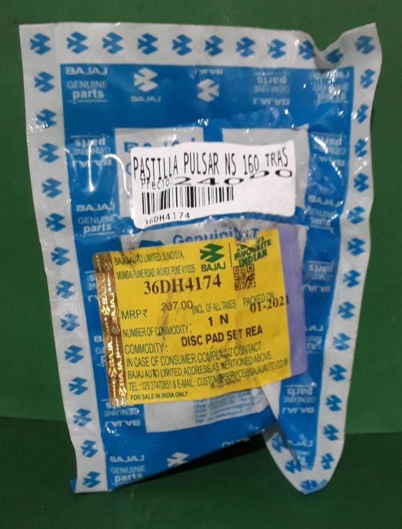 PASTILLA DE FRENO   PULSAR NS 160 TRASERO