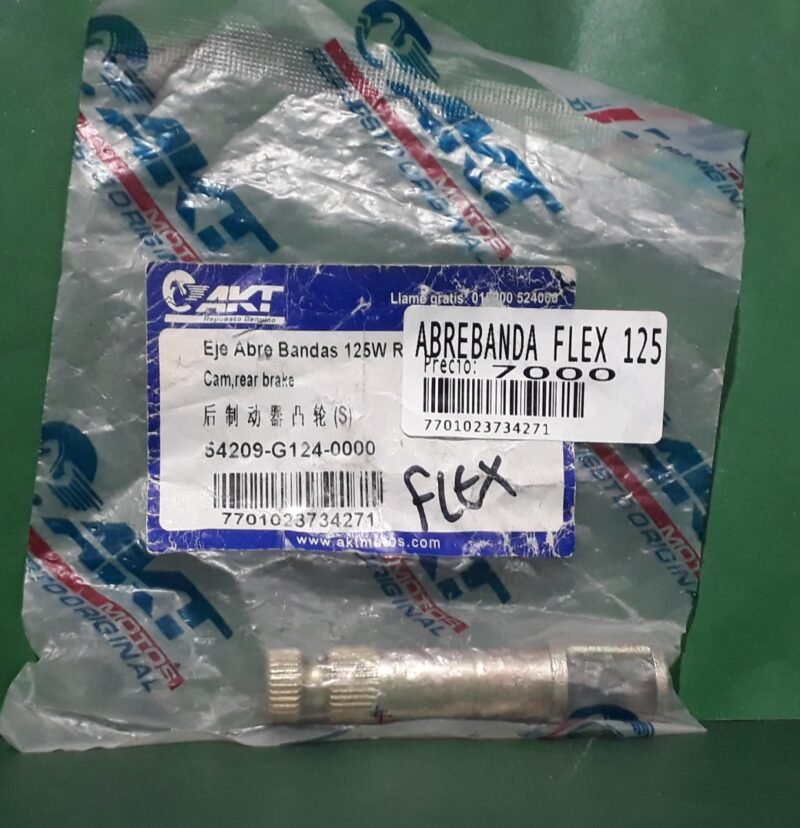 EJE ABRE BANDAS  FLEX 125 (AKT)
