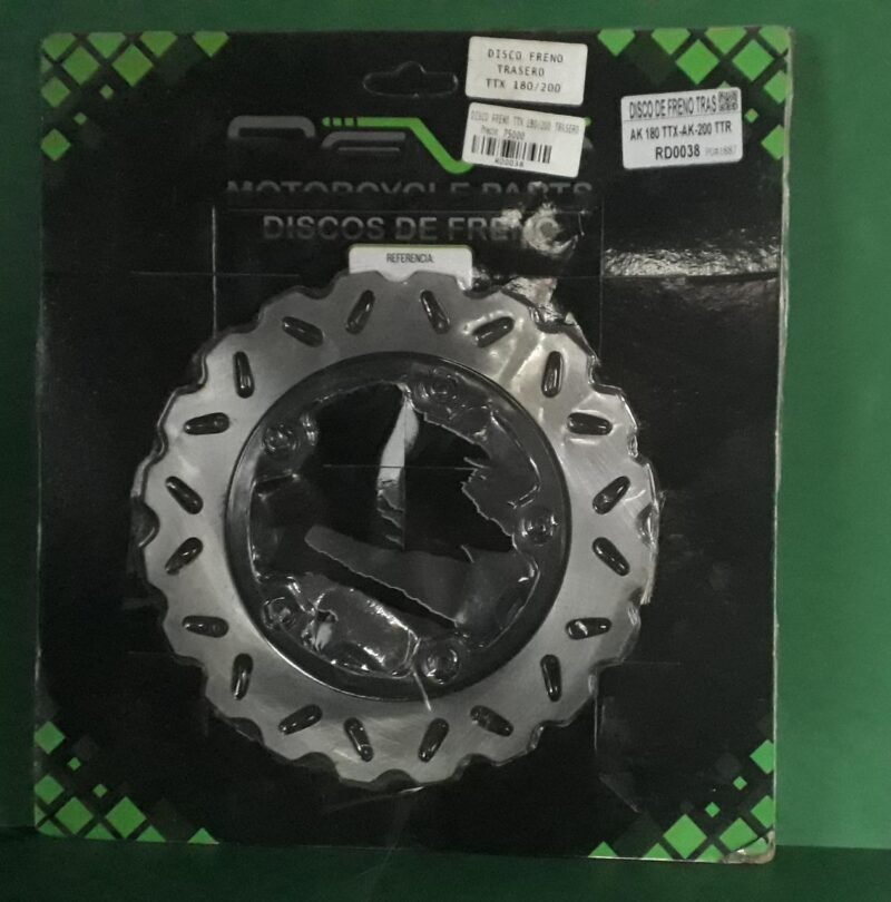 DISCO DE FRENO AKT TTX 180/200  TRASERO REVO