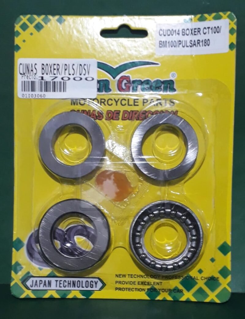 CUNAS DE DIRECCION  BOXER CT/ PULSAR / DISCOVER (SUN GREEN)