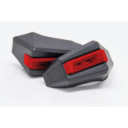 KIT REPUESTO PROTECTOR DE MANO NEGRO/ ROJO ( 2 LADOS)
