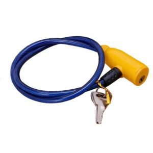 CANDADO CABLE  23P- CABEZA PLASTICA