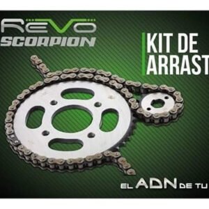 KIT ARRASTRE 14X42(428HX 120 NEGRA). BOXER 100 CT - TITANIUM -PLATINO100 REVO SCORPION