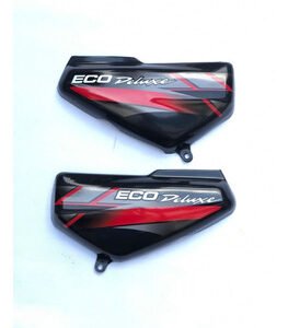 TAPA LATERAL ECO 100 DELUXE NEGRO/ ROJO