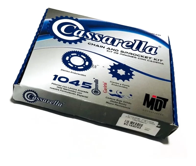 KIT CAJA CADENA- PULSAR NS 200 6 HUECOS CASARELLA