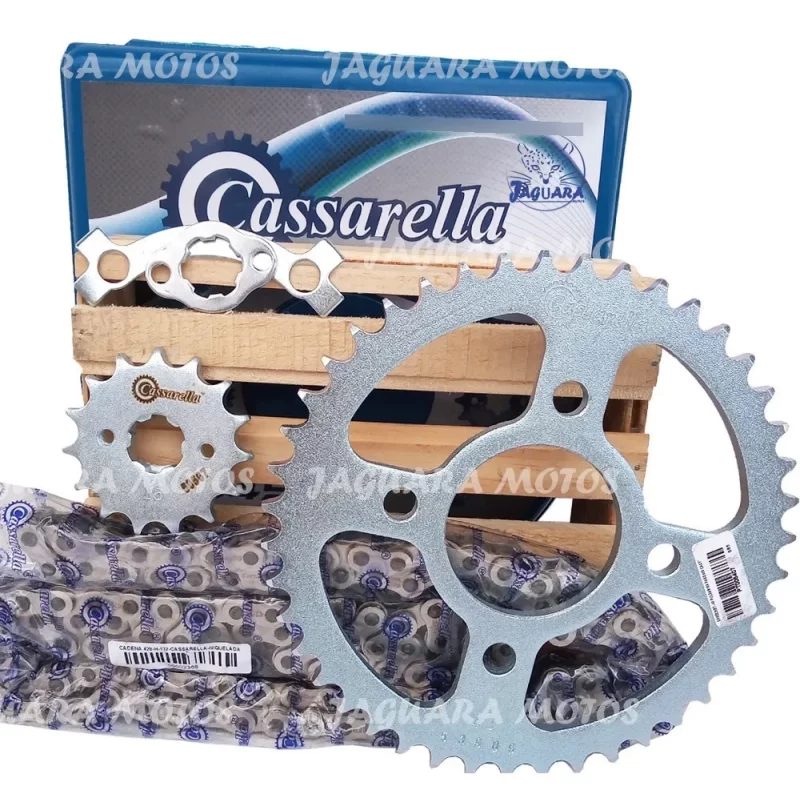 KIT CAJA CADENA CBF 150 4 HUECOS